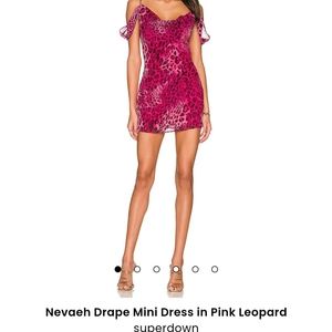 Superdown Nevaeh Drape Mini Dress